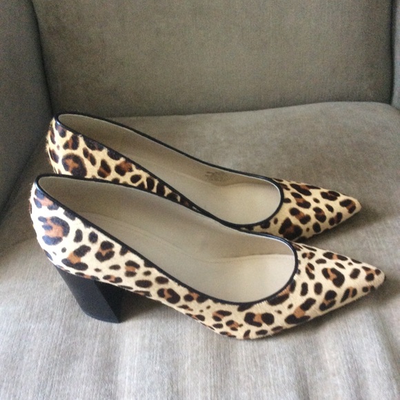 Sexy ponyhair cheetah print heels by Marc Fisher - Picture 1 of 7